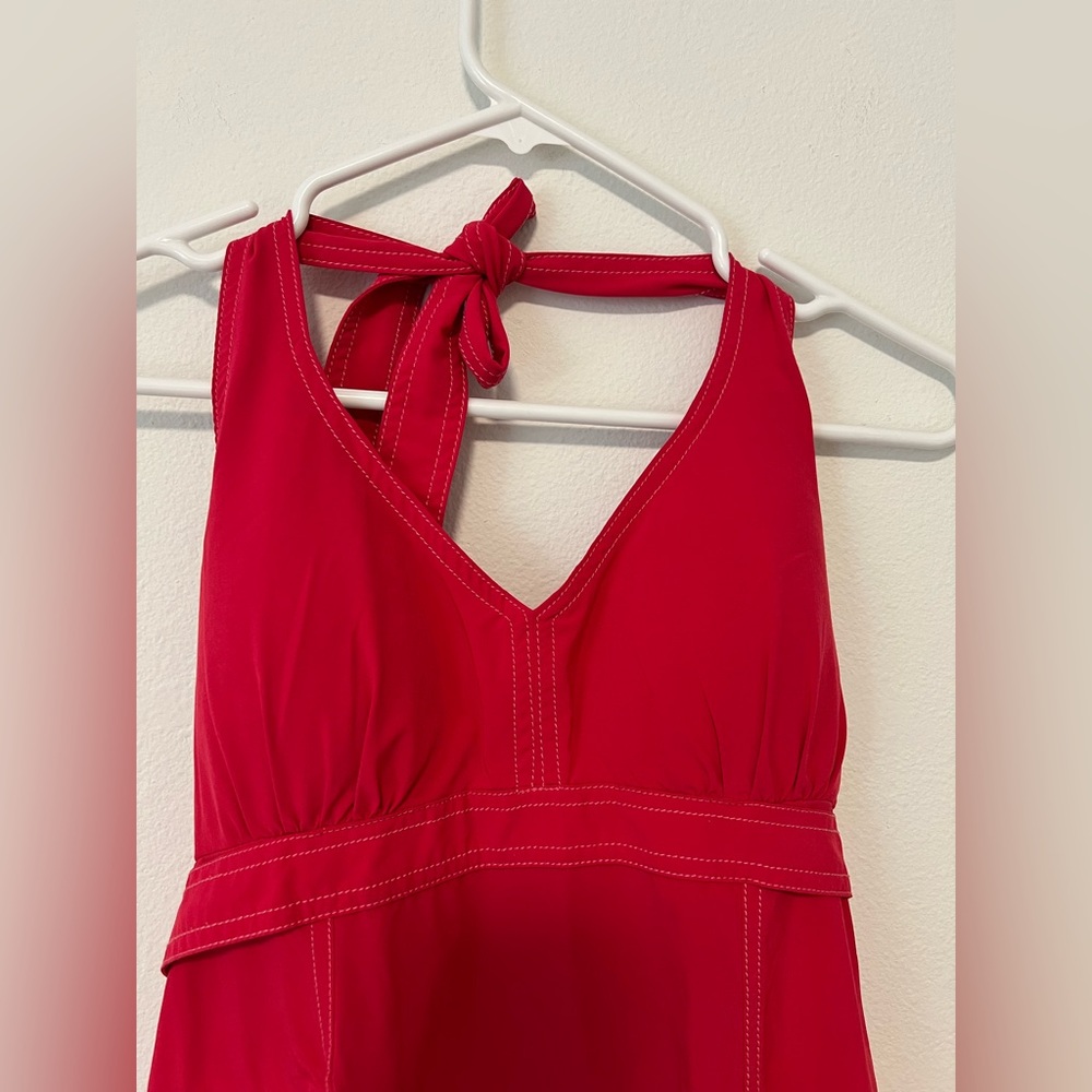 Athleta Pack Everywhere Pink Raspberry Halter Dre… - image 3